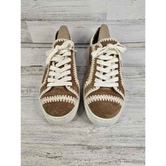 Frye Shoes - FRYE WOMEN'S IVY CROCHET LOW LACE SNEAKERS  shoes Size 9 EUC